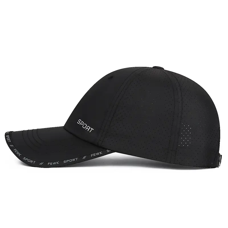 Men's Black Sport Cap Summer Baseball Cap - Image 11