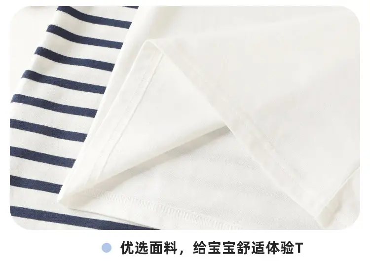 Kaka Panda Boys Red Striped Polo Shirt Summer — feature 15