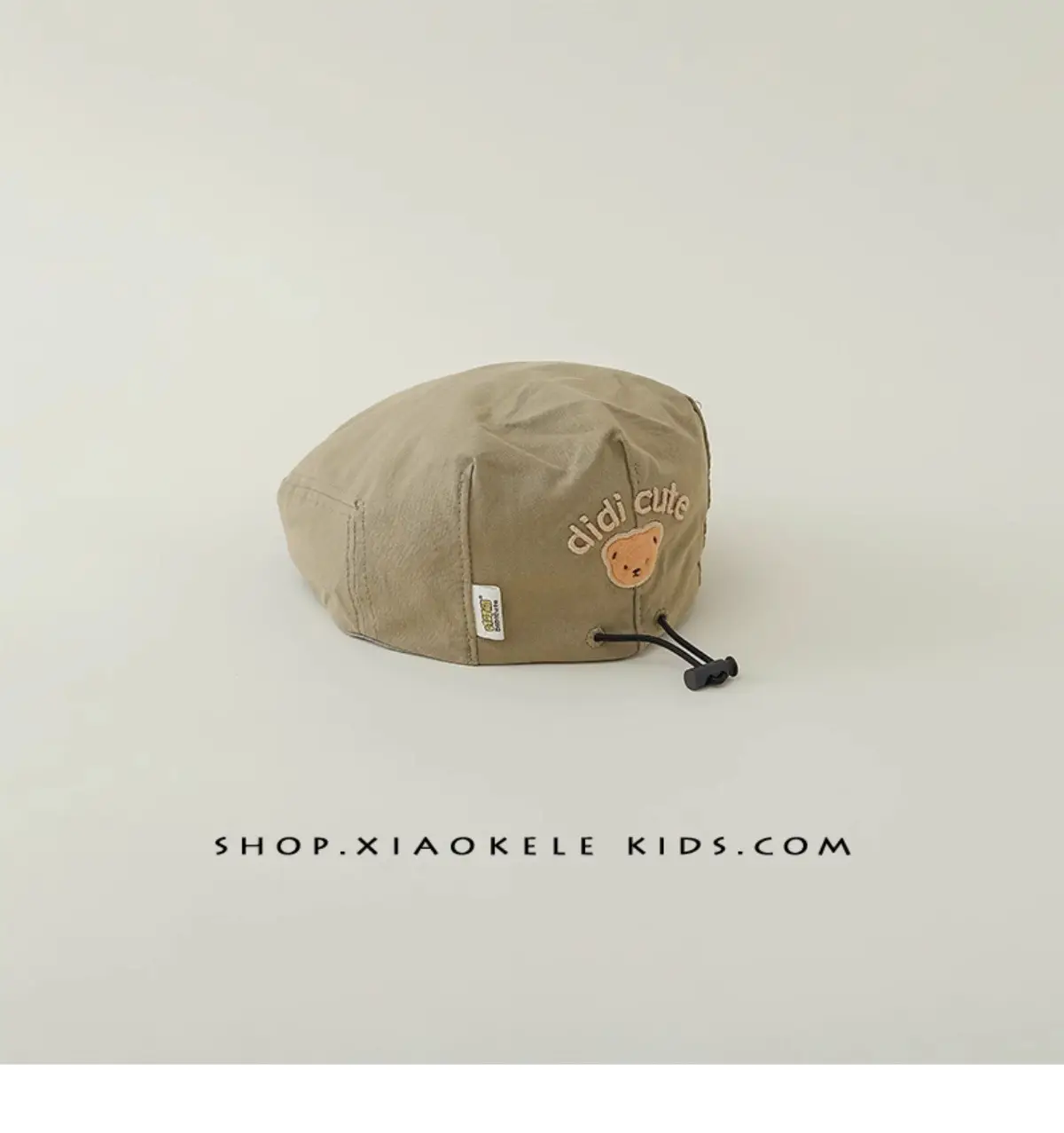 Black Super Cute Bear Baby Beret Cap Spring Autumn — feature 17