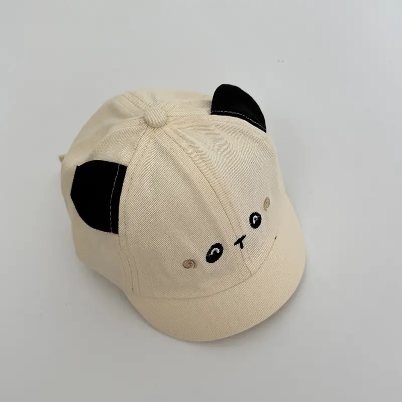 Black Panda Cap for Baby Boys Girls Sun Hat — feature 7