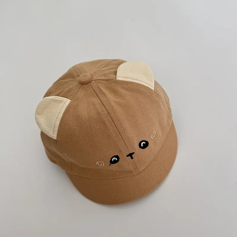 Black Panda Cap for Baby Boys Girls Sun Hat — feature 8
