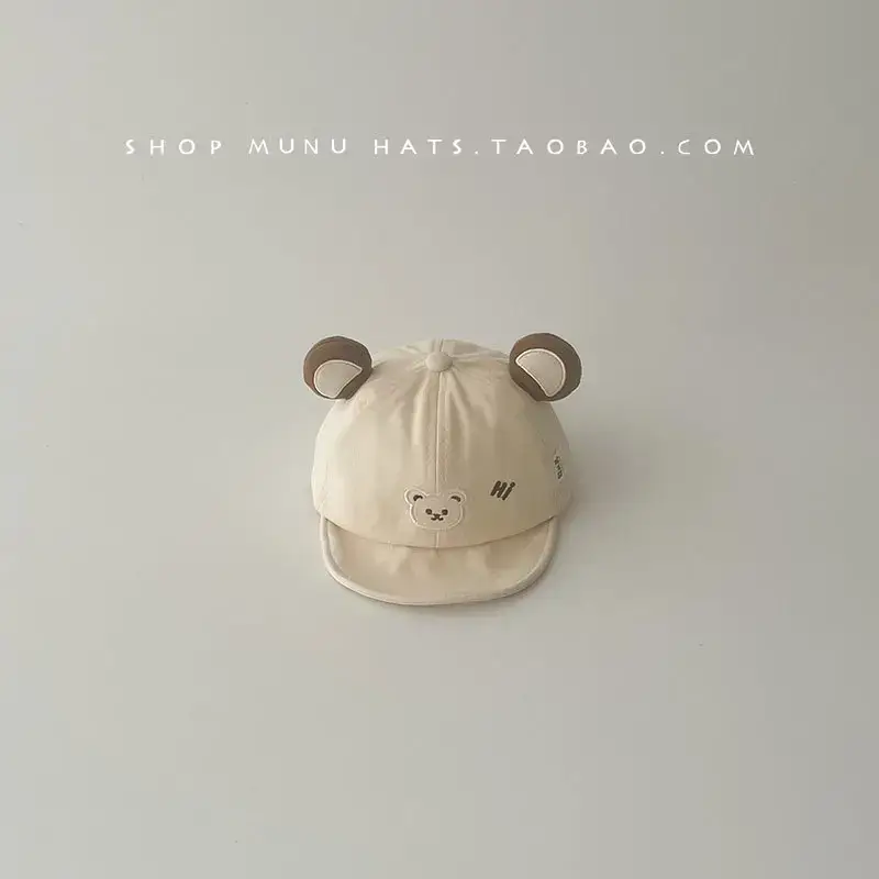 Baby Bear Hat Beige Soft Bristle Baseball Cap — feature 15