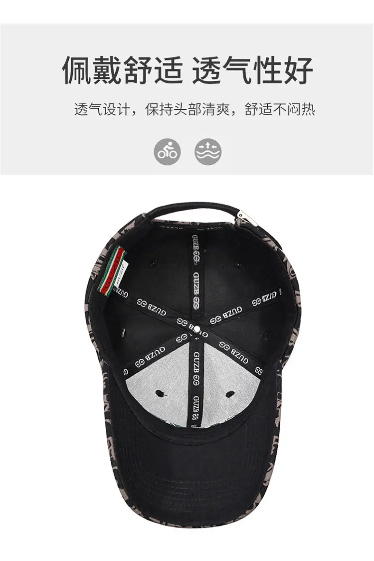 New Embroidered Letter Baseball Cap Men Women Same Head Cap Outdoor Sun Protection — feature 5