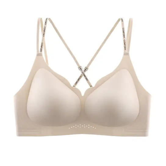 Traceless Jelly Bra Back Cross Fixing Cup for Women - Image 9