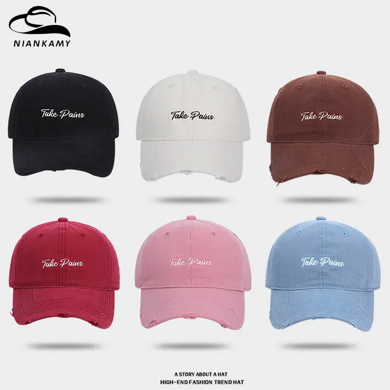 2025 New R Letter Embroidered Black Baseball Cap Women's Face Small Korean Version Fashion Contrast Color Stitching Men's Cap - Image 7