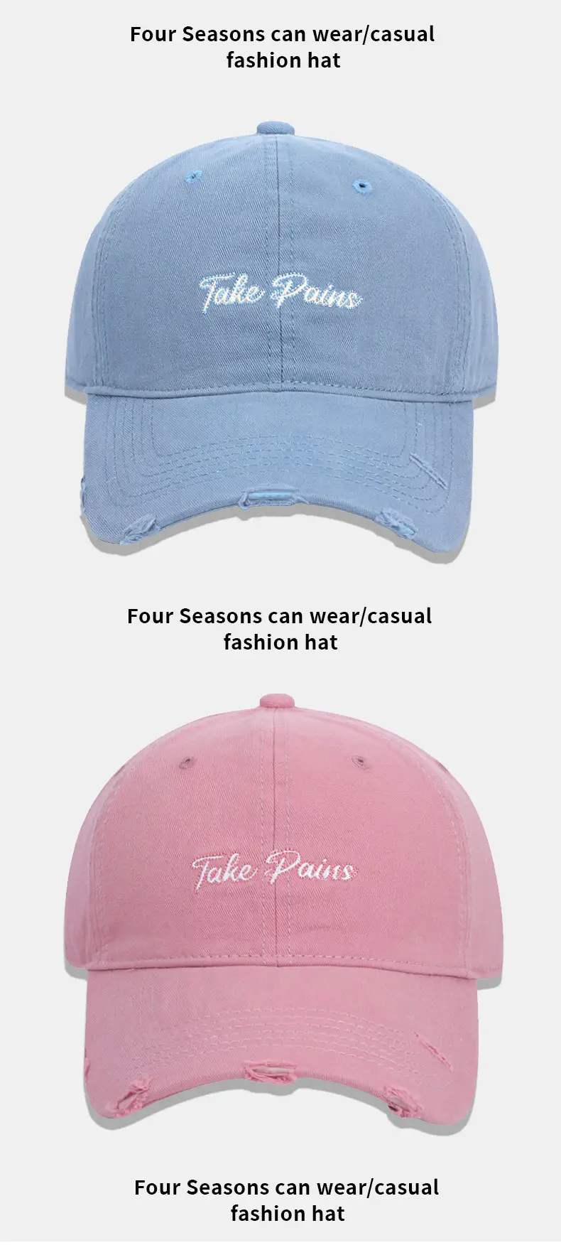 2025 New R Letter Embroidered Black Baseball Cap Women's Face Small Korean Version Fashion Contrast Color Stitching Men's Cap — feature 13