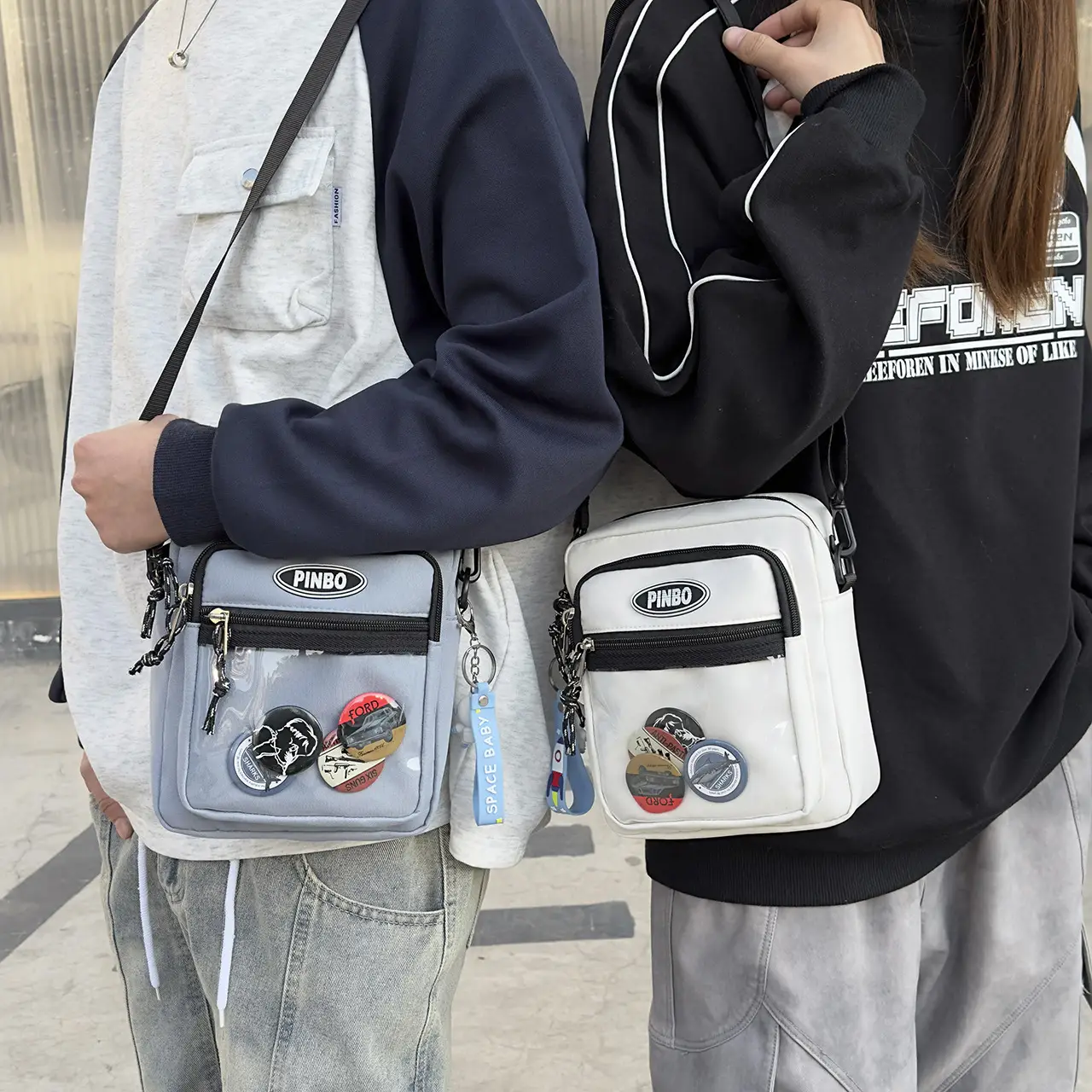 Women Mini Japanese Crossbody Bag with Mobile Phone Holder