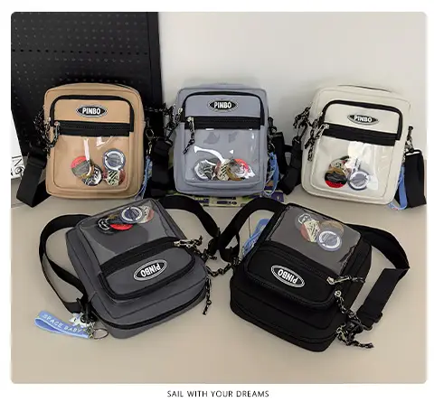 Women Mini Japanese Crossbody Bag with Mobile Phone Holder — feature 1