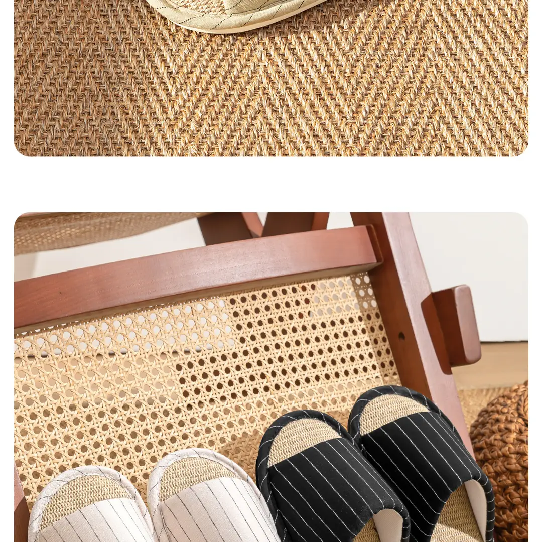 Linen Slippers Women's New Four Seasons Indoor Home Couple Non-Slip Sweat-Absorbing Non-Stinky Feet Silent Cotton Linen Sandals for Men — feature 17