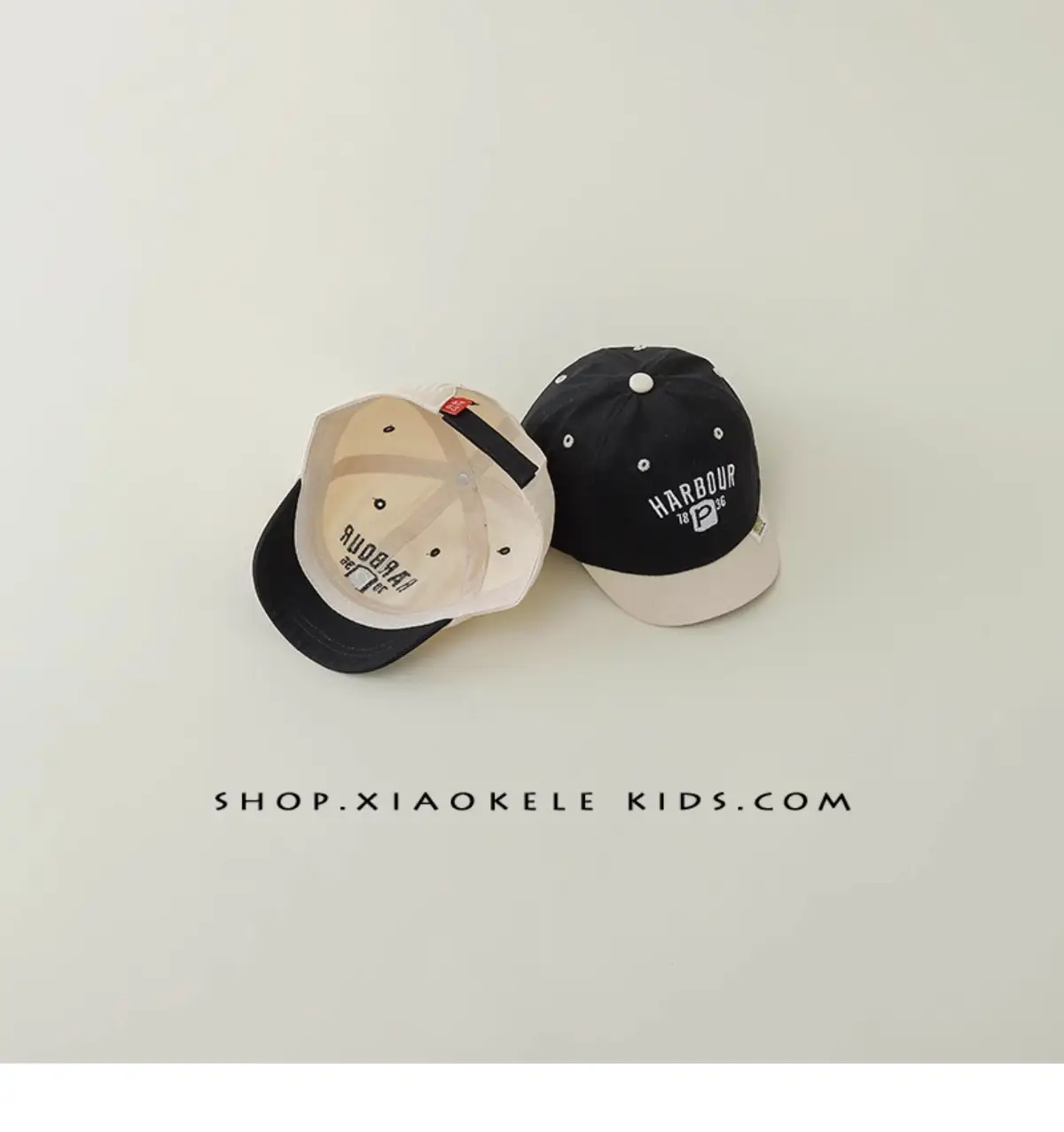 Kids Baseball Cap Spring Autumn Letter Embroidery Tan Brown — feature 10