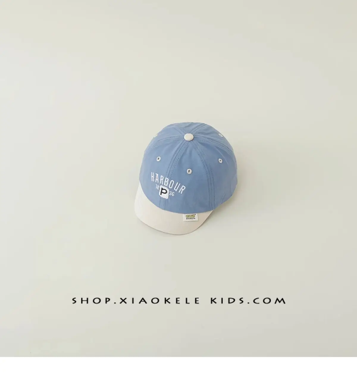 Kids Baseball Cap Spring Autumn Letter Embroidery Tan Brown — feature 15