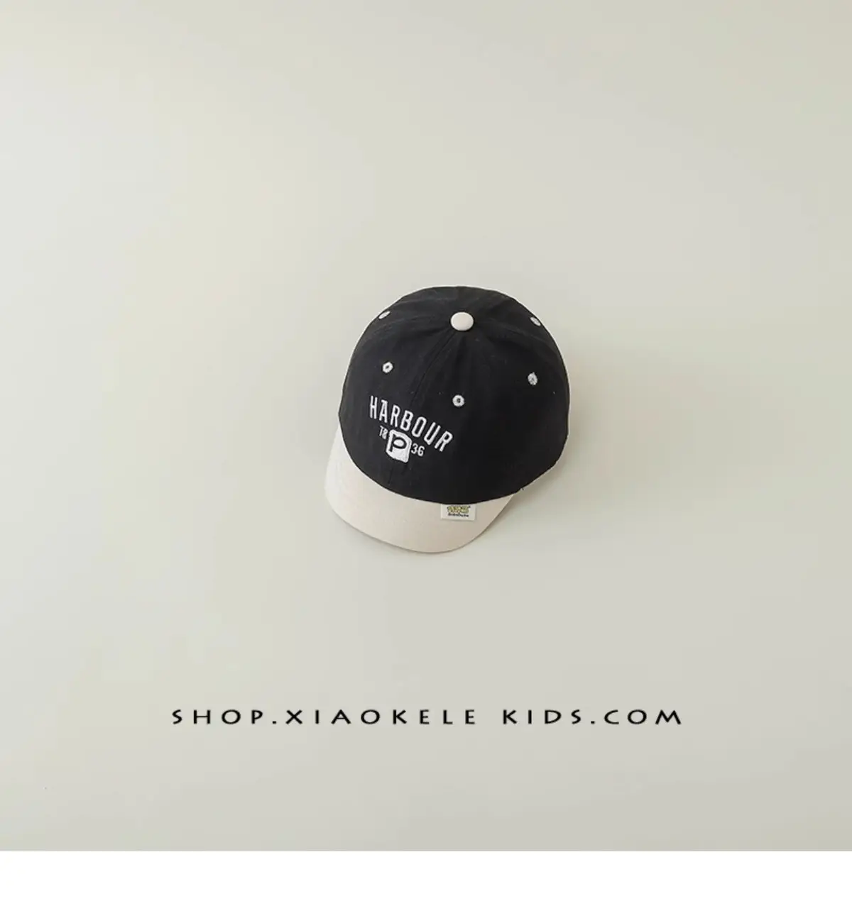 Kids Baseball Cap Spring Autumn Letter Embroidery Tan Brown — feature 17