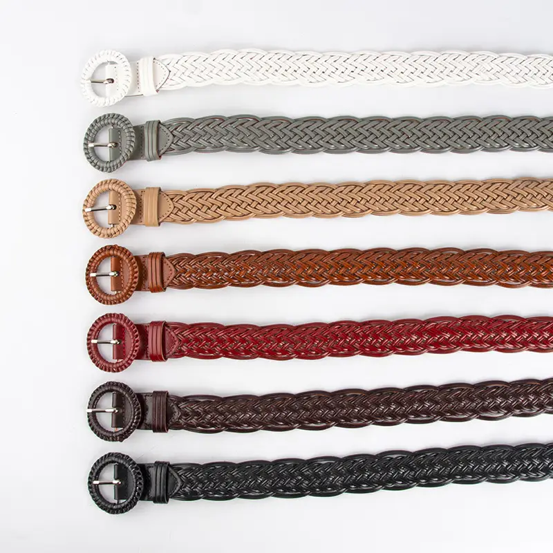 Women Decorative Woven Belt Set of 5 - Image 9