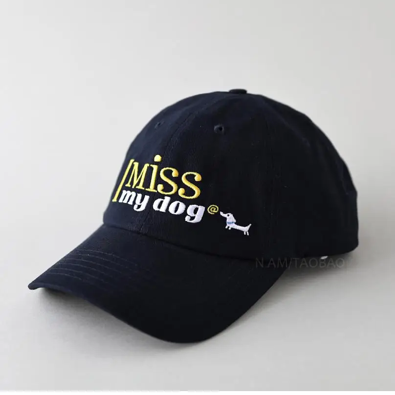 Miss My Dog Baseball Cap Yellow for Men Women - Image 10