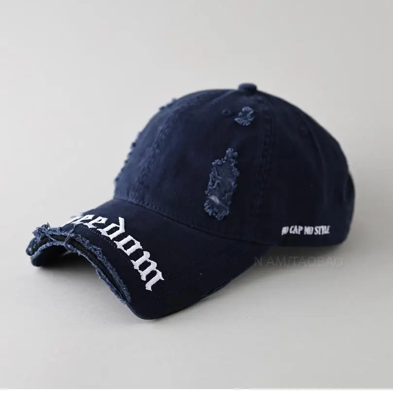 Navy Blue Broken Eaves Cap for Men Women - Image 12
