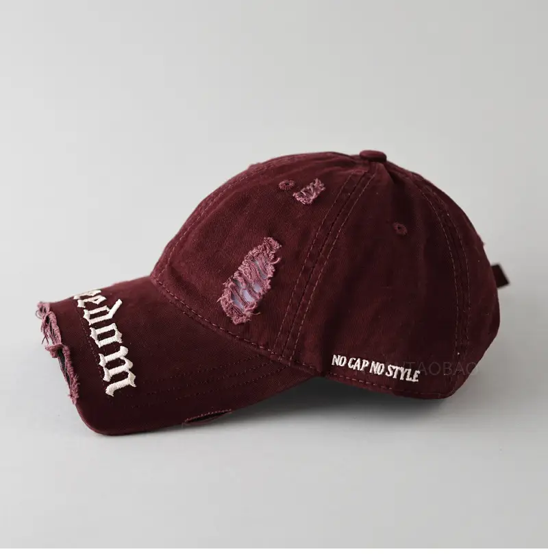 Navy Blue Broken Eaves Cap for Men Women — feature 11