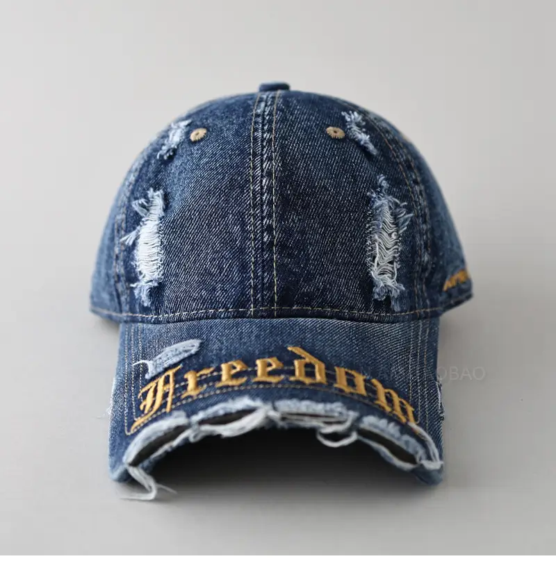 Navy Blue Broken Eaves Cap for Men Women — feature 13
