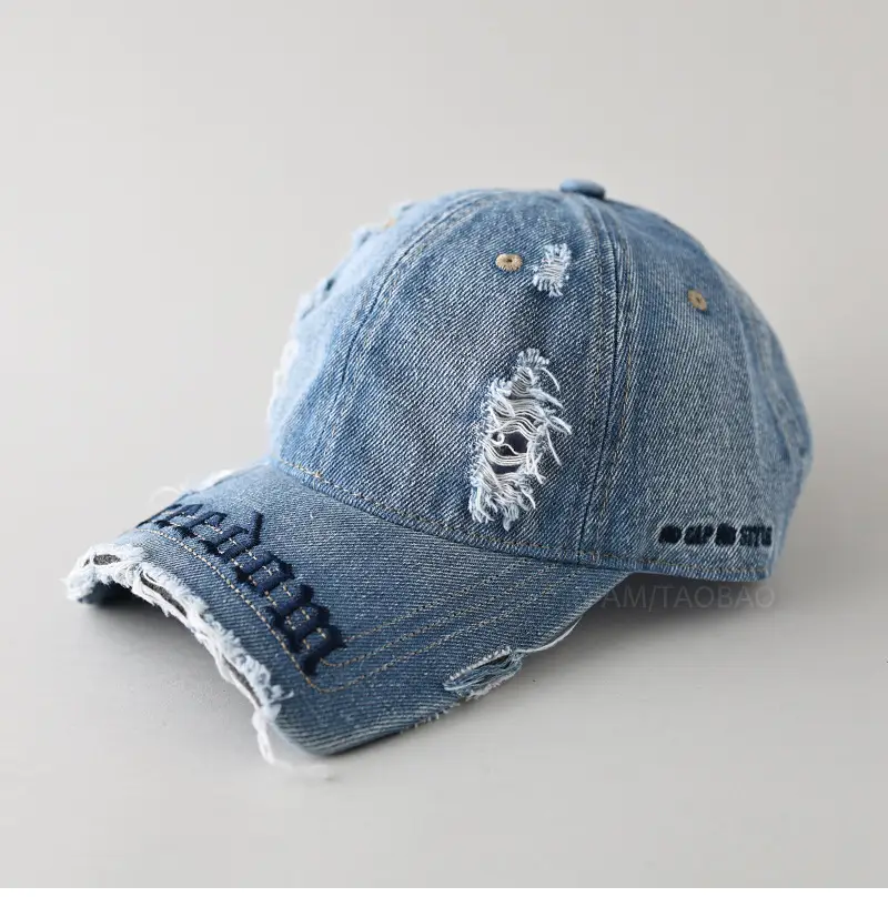 Navy Blue Broken Eaves Cap for Men Women - Image 2