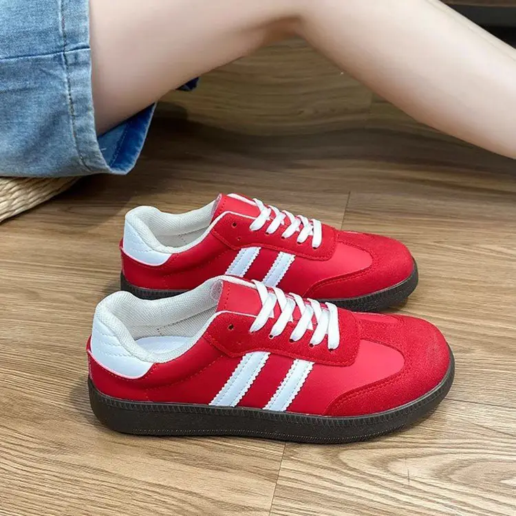 Women's White Campus Retro Flat Training Shoes 2025 - Image 3
