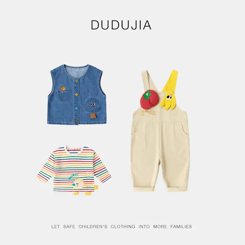 Three-Piece Spring Baby Vest & Pants Set - Image 5