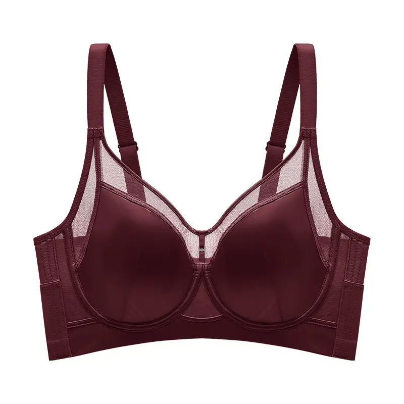 French Style Slim Underwear Women Adjustable Anti-Bump Bra - Image 3