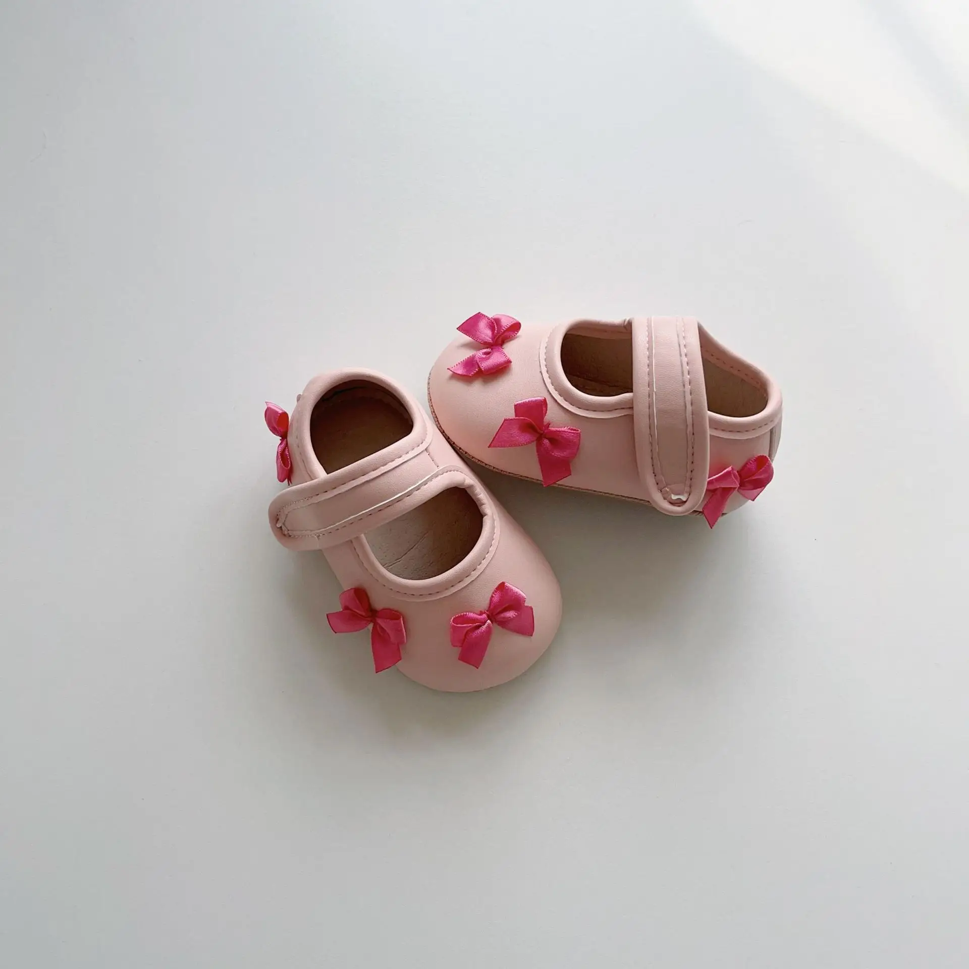 Baby Bow Velcro Shoes for 0-2 Years Non-Slip Soft Sole — feature 10