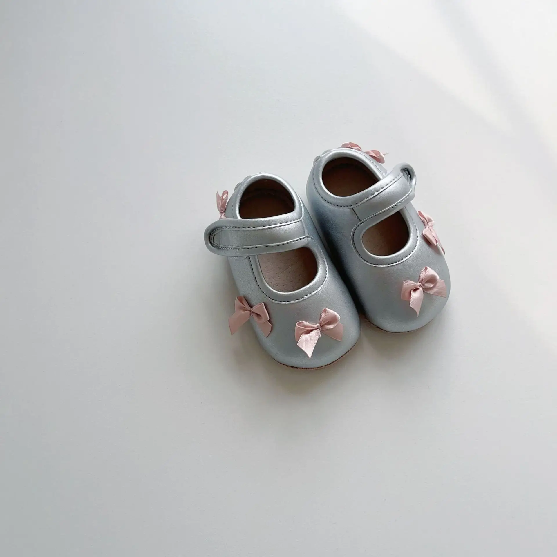 Baby Bow Velcro Shoes for 0-2 Years Non-Slip Soft Sole — feature 16