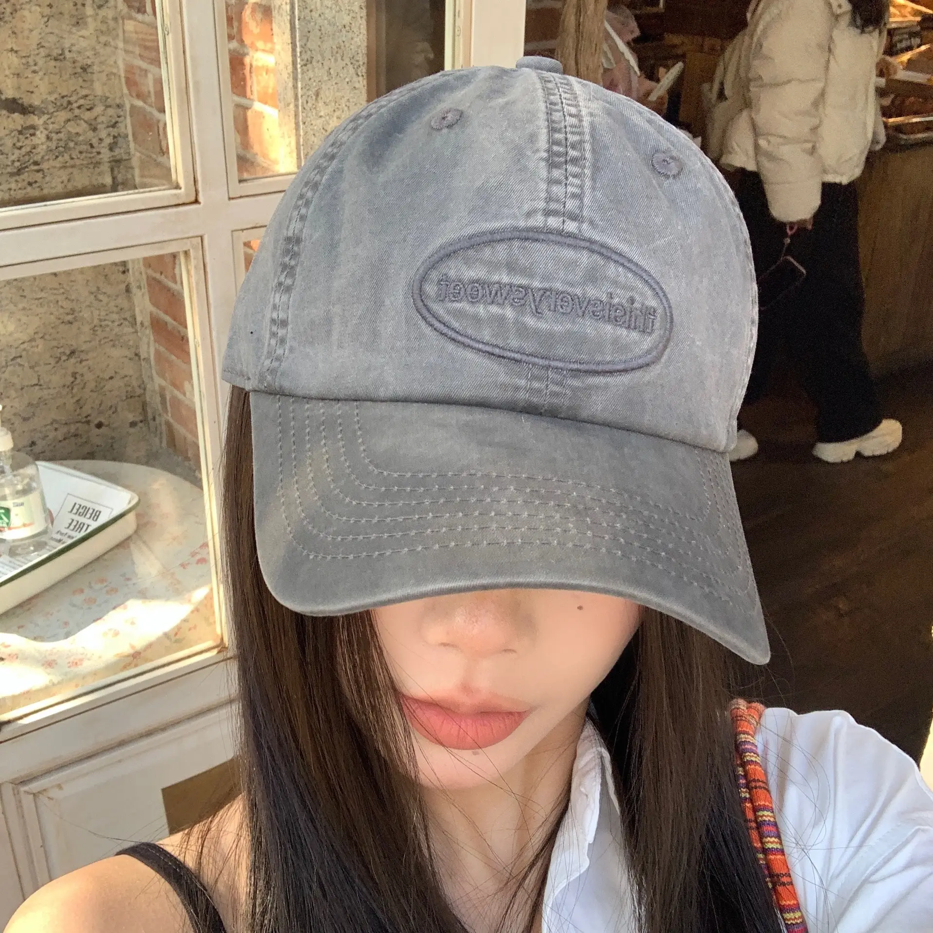 Men Retro Navy Cap Army Wide Brim Cap