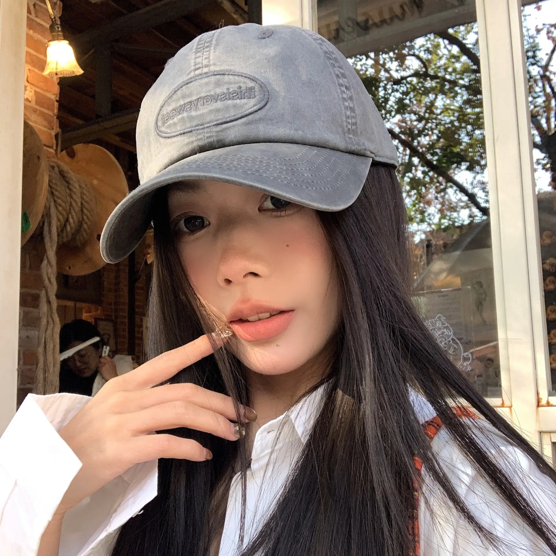 Men Retro Navy Cap Army Wide Brim Cap — feature 2