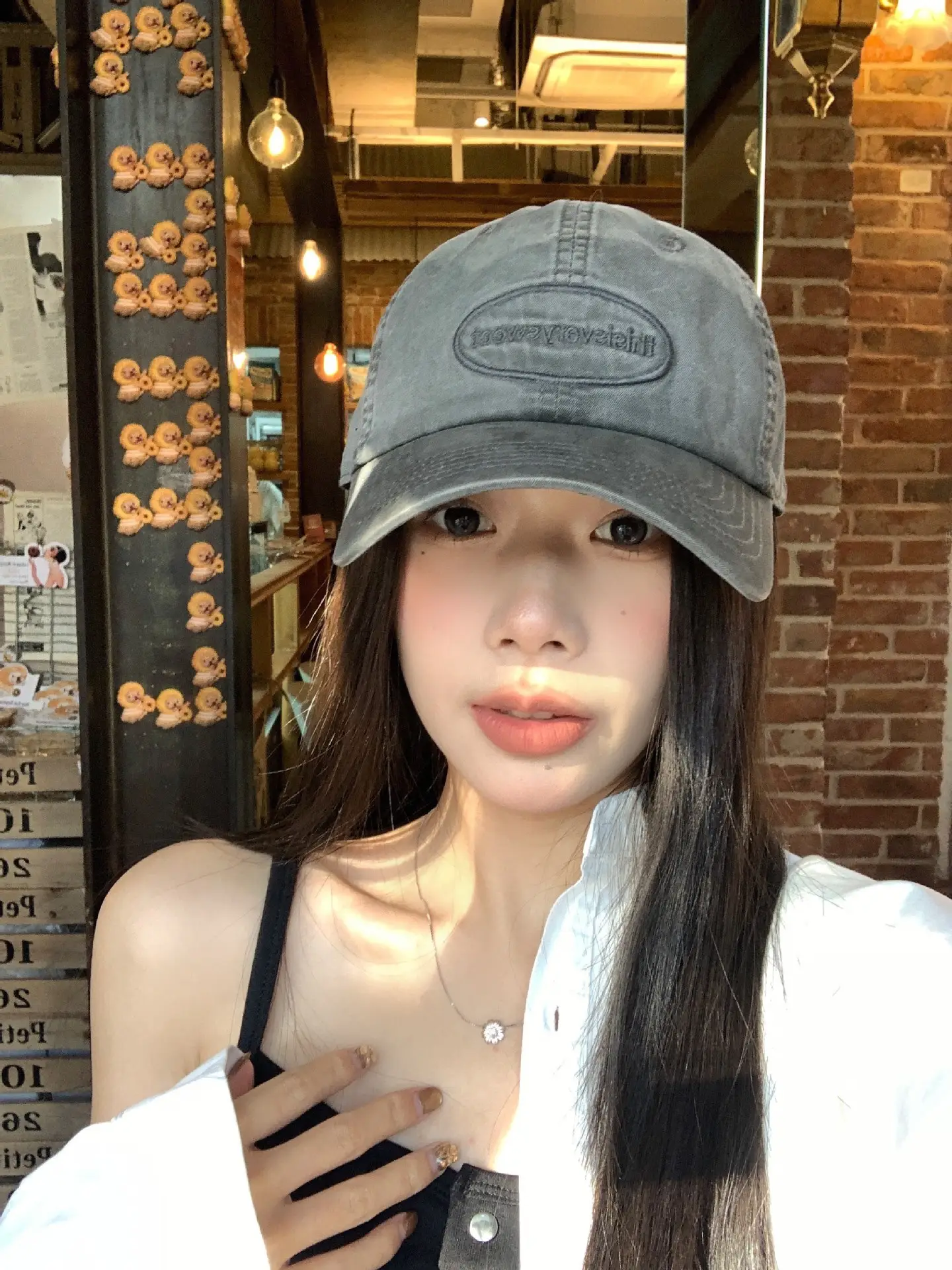Men Retro Navy Cap Army Wide Brim Cap — feature 4