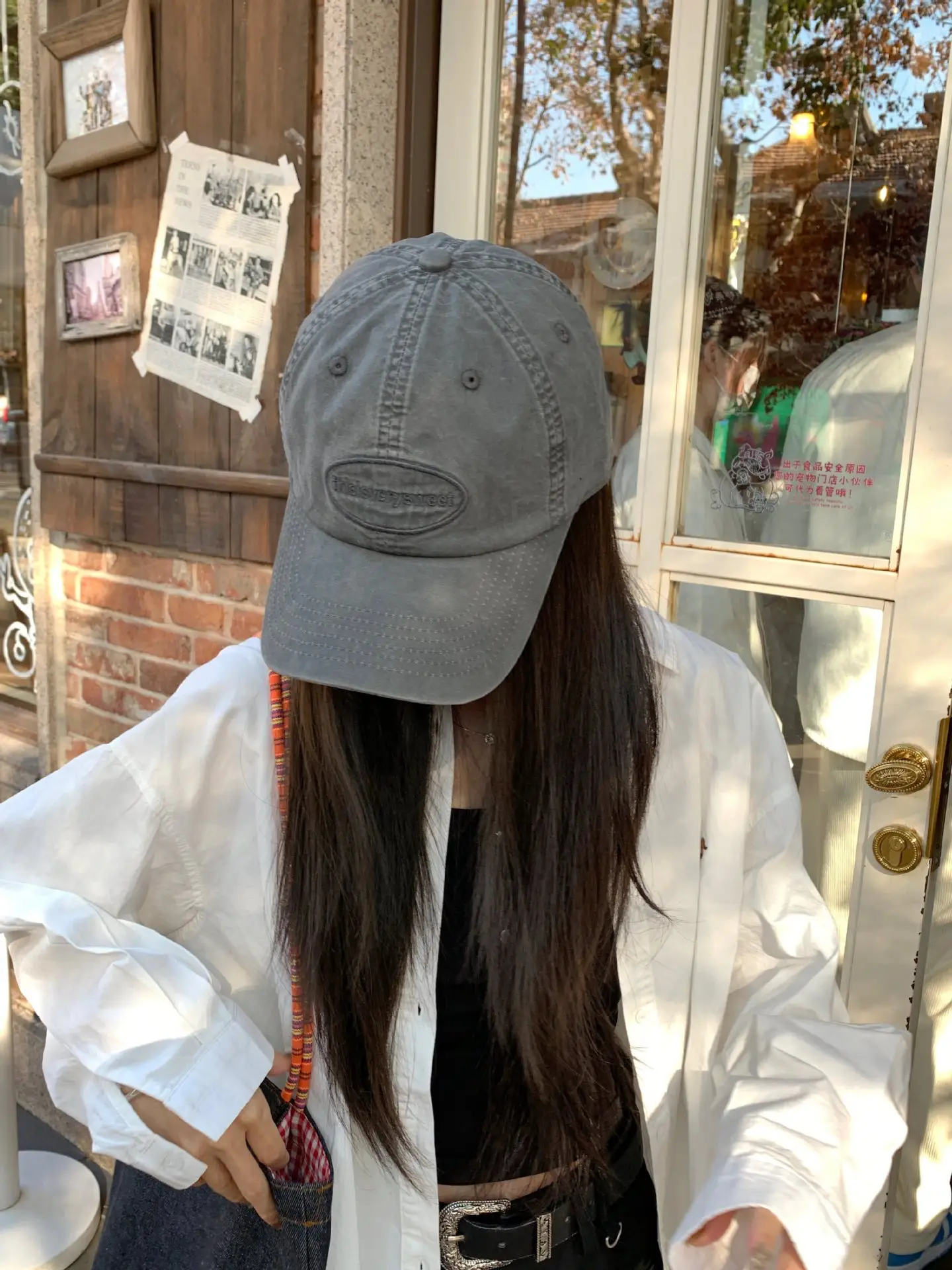 Men Retro Navy Cap Army Wide Brim Cap — feature 6