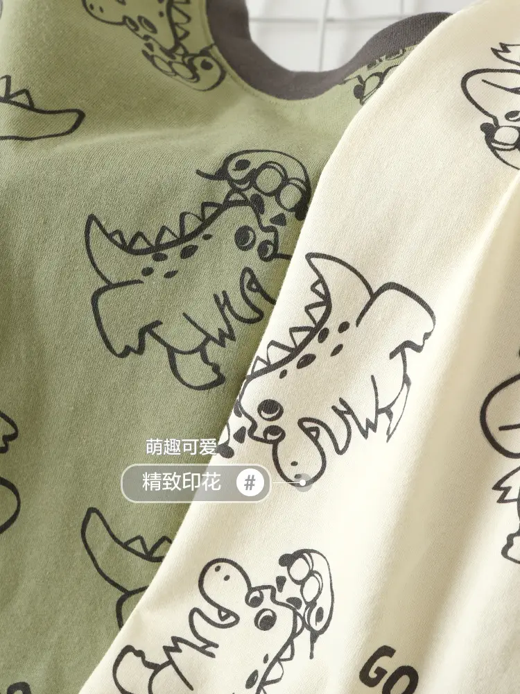 Baby T-Shirt Cutepanda Green White Panda Print Summer Casual