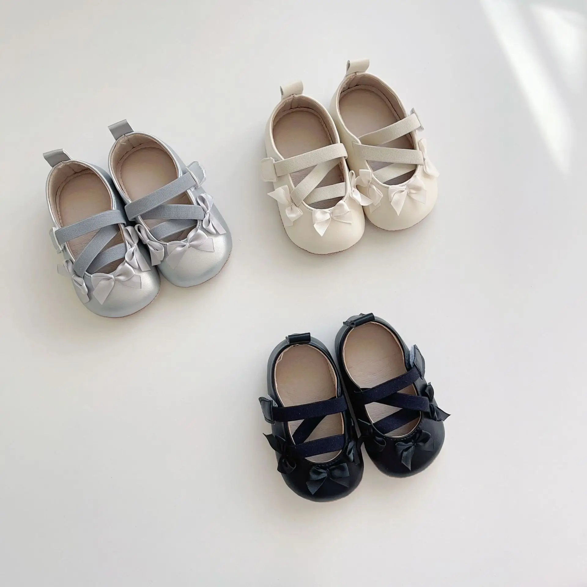 Red Bow Baby Shoes for Toddlers Soft Sole — feature 21