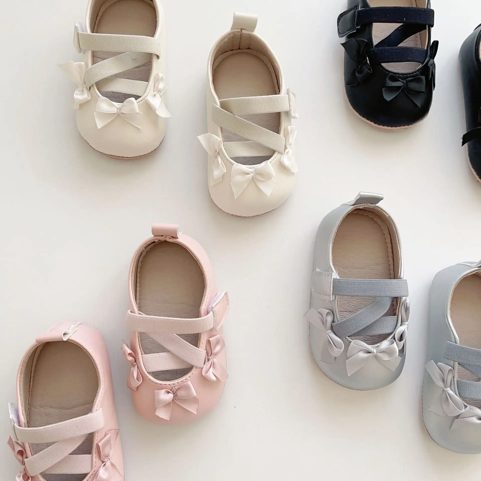 Red Bow Baby Shoes for Toddlers Soft Sole — feature 31