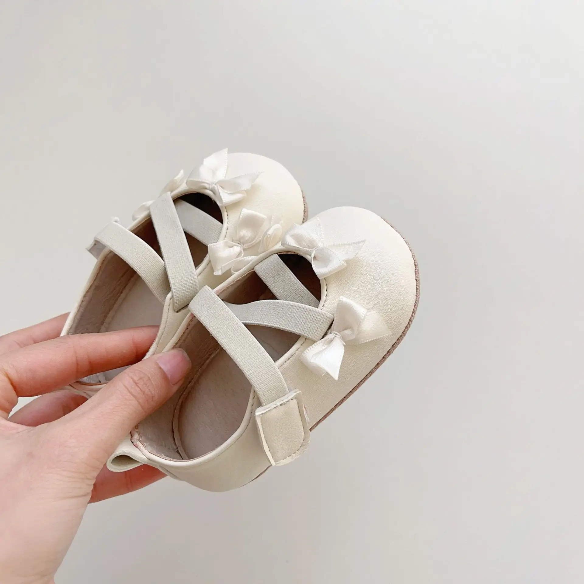 Red Bow Baby Shoes for Toddlers Soft Sole — feature 7
