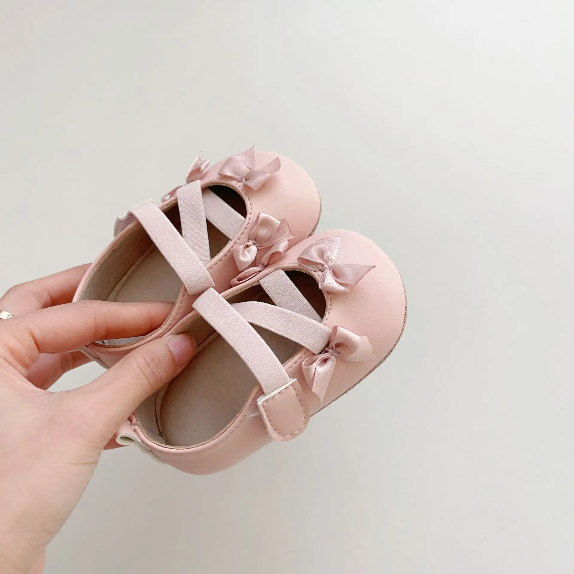 Red Bow Baby Shoes for Toddlers Soft Sole — feature 9