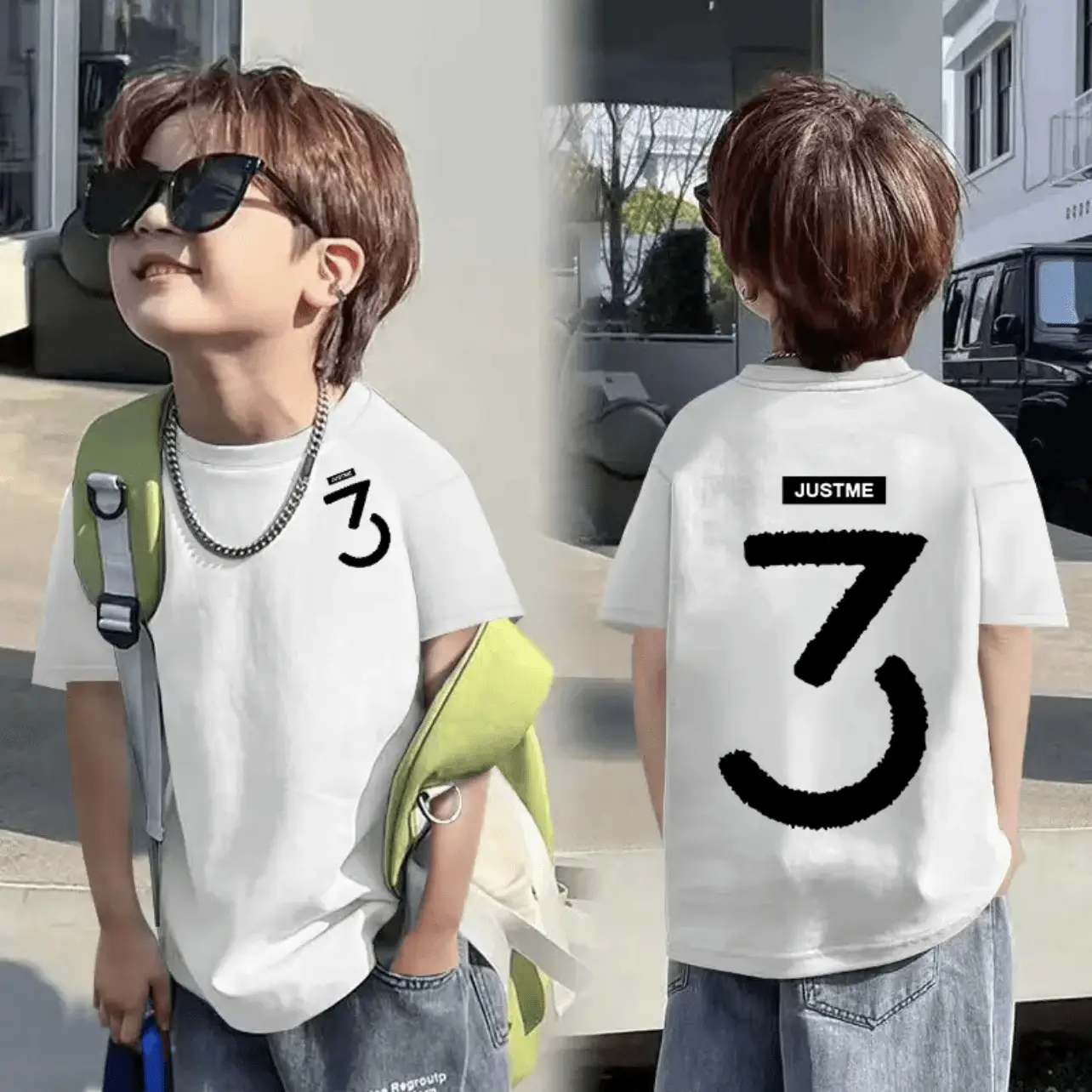 Children Cotton T-Shirt Boys Summer 2025 8-15Y - Image 24