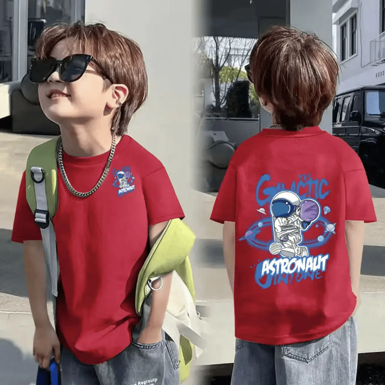 Children Cotton T-Shirt Boys Summer 2025 8-15Y - Image 13