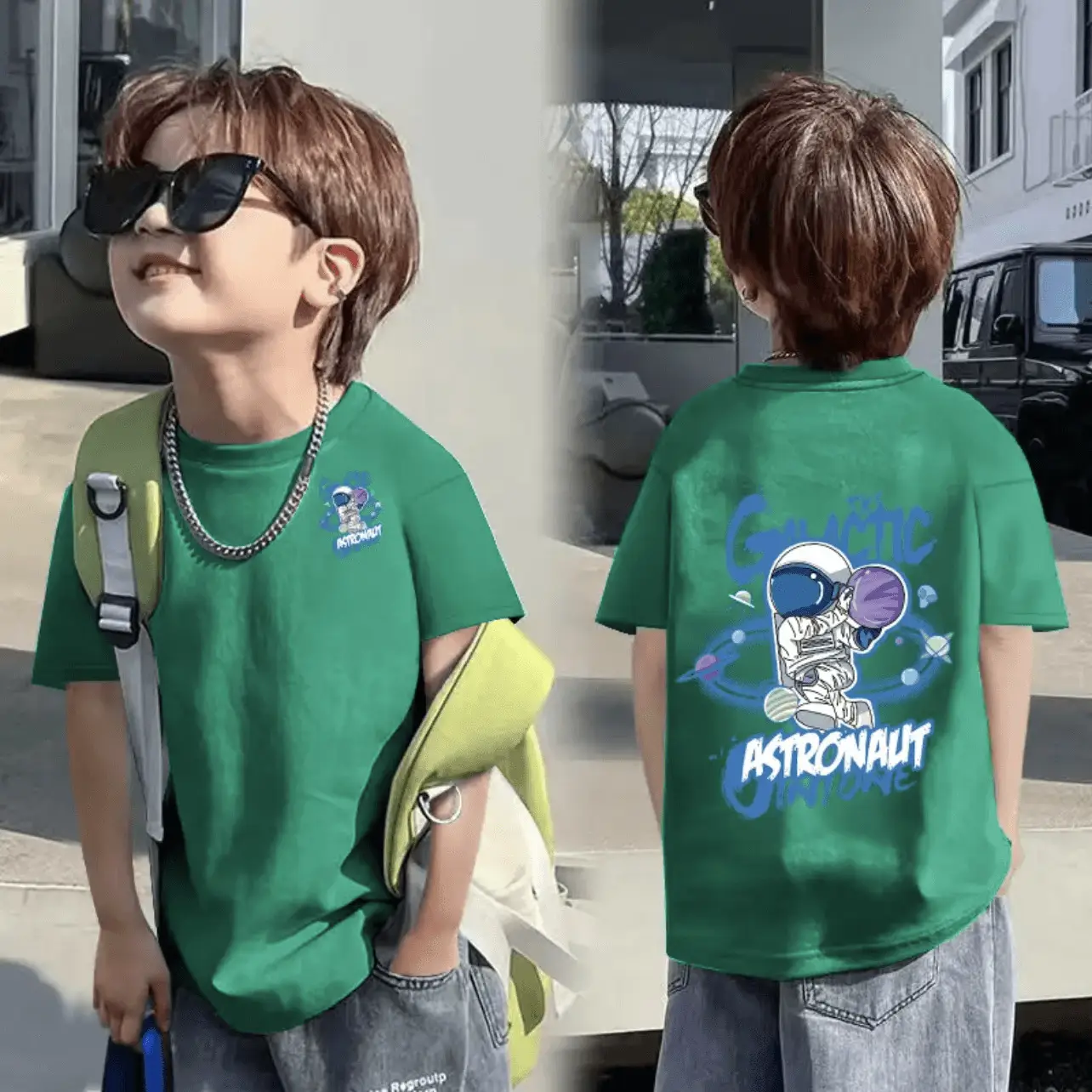 Children Cotton T-Shirt Boys Summer 2025 8-15Y - Image 14