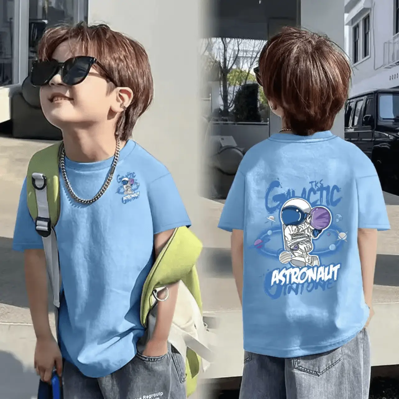 Children Cotton T-Shirt Boys Summer 2025 8-15Y - Image 15
