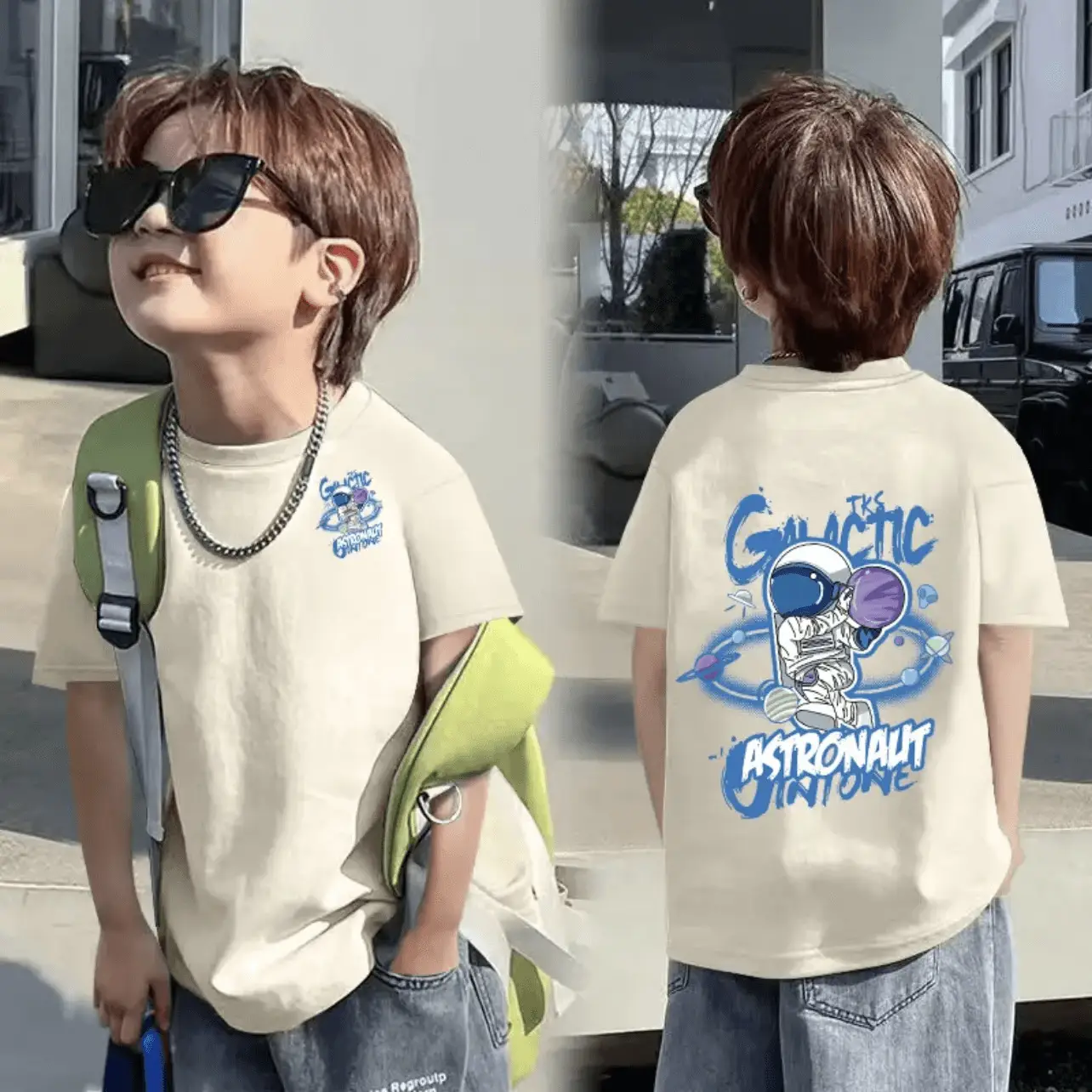 Children Cotton T-Shirt Boys Summer 2025 8-15Y - Image 16