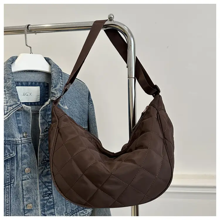 White Quilted Crossbody Bag for Women — feature 11
