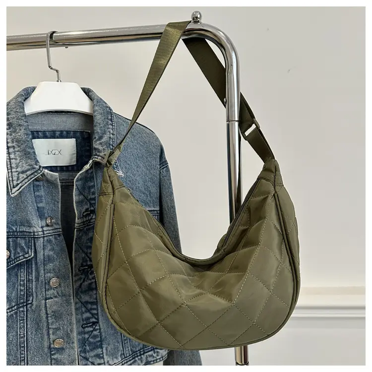 White Quilted Crossbody Bag for Women — feature 9