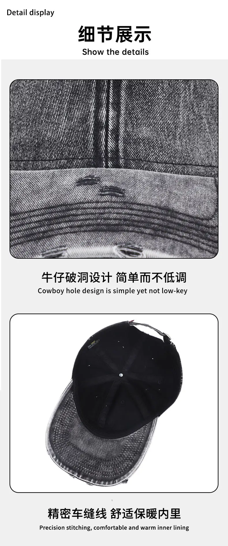 Women Washable Baseball Caps Light Plate All Colors — feature 16