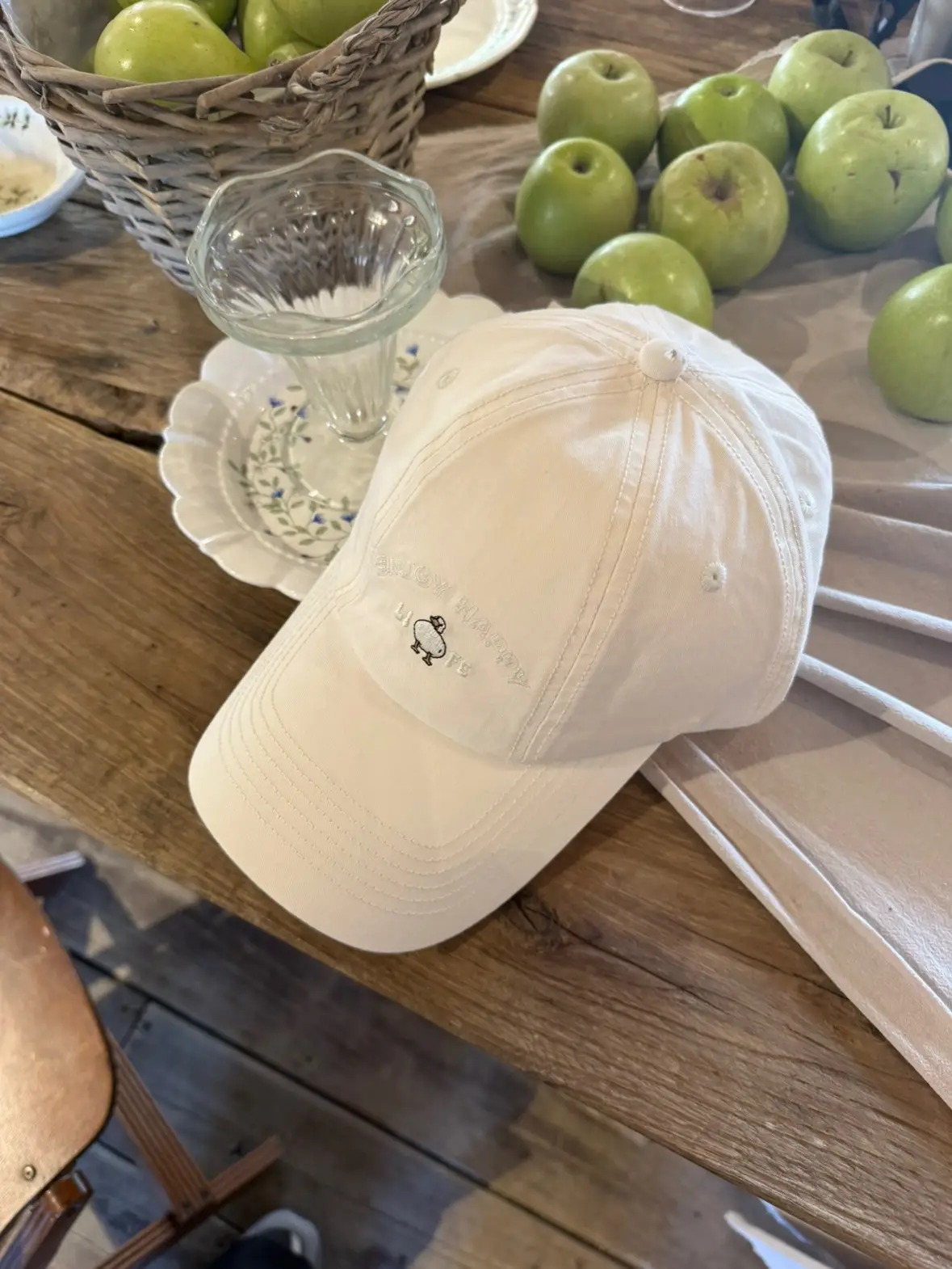 Light Blue Cartoon Embroidered Baseball Cap for Women — feature 19