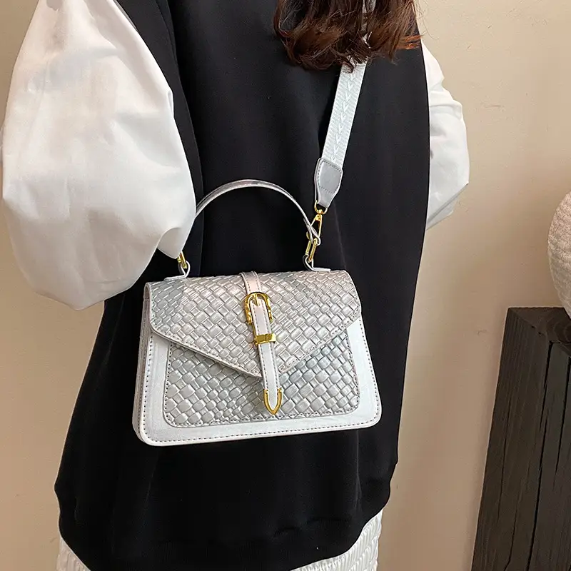 Silver Embroidered Shoulder Bag for Women 2025 - Image 8
