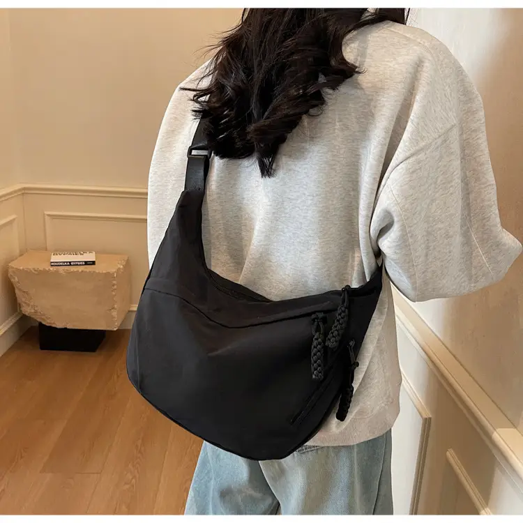 Black Satchel Crossbody Bag for Women Large Capacity — feature 30