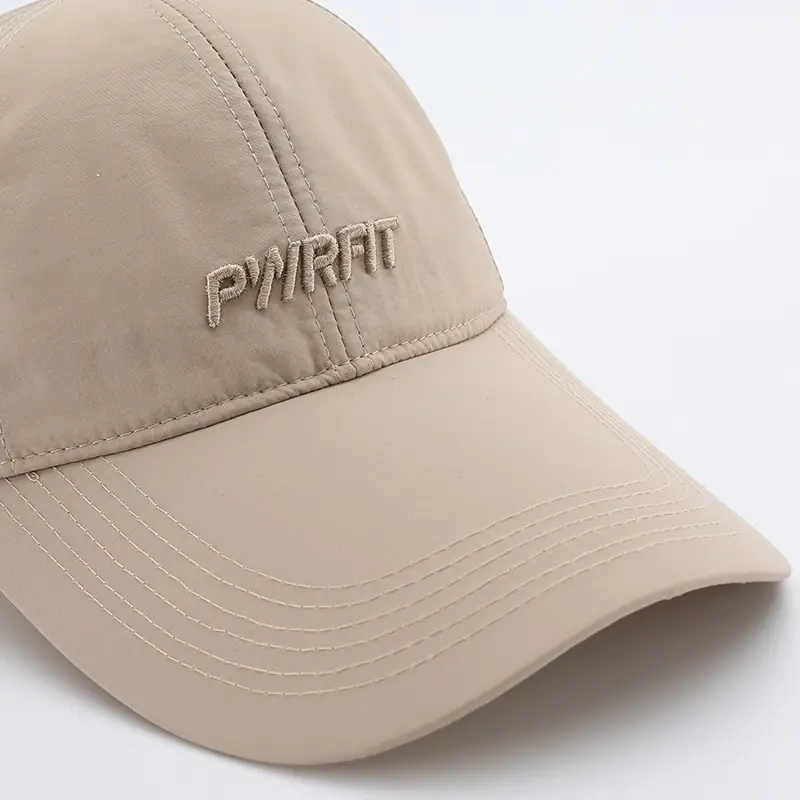 Men & Women Sun Hat Black Quick-Dry Baseball Cap — feature 3
