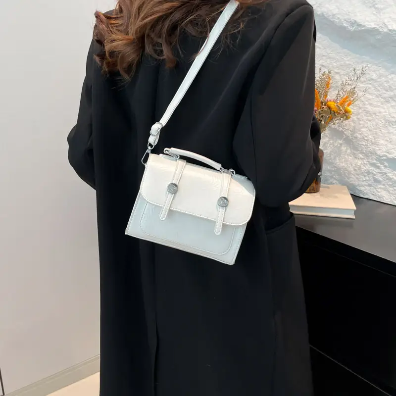 2025 Spring New Korean Handbag Colorful Small Square Bag - Image 6