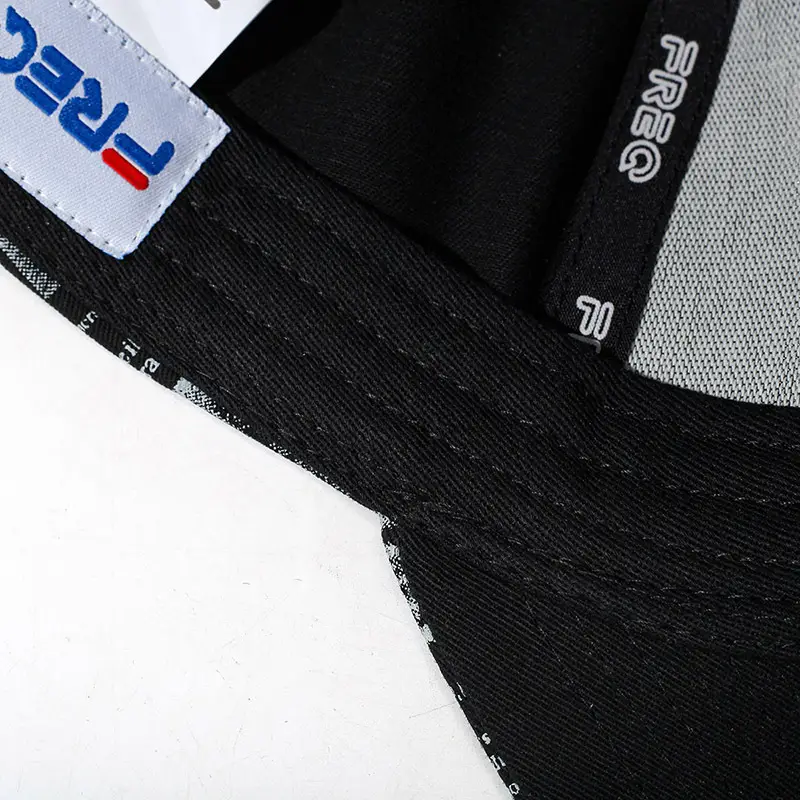 Men's Black Graphic Baseball Cap with "REQ" Brand - Image 7